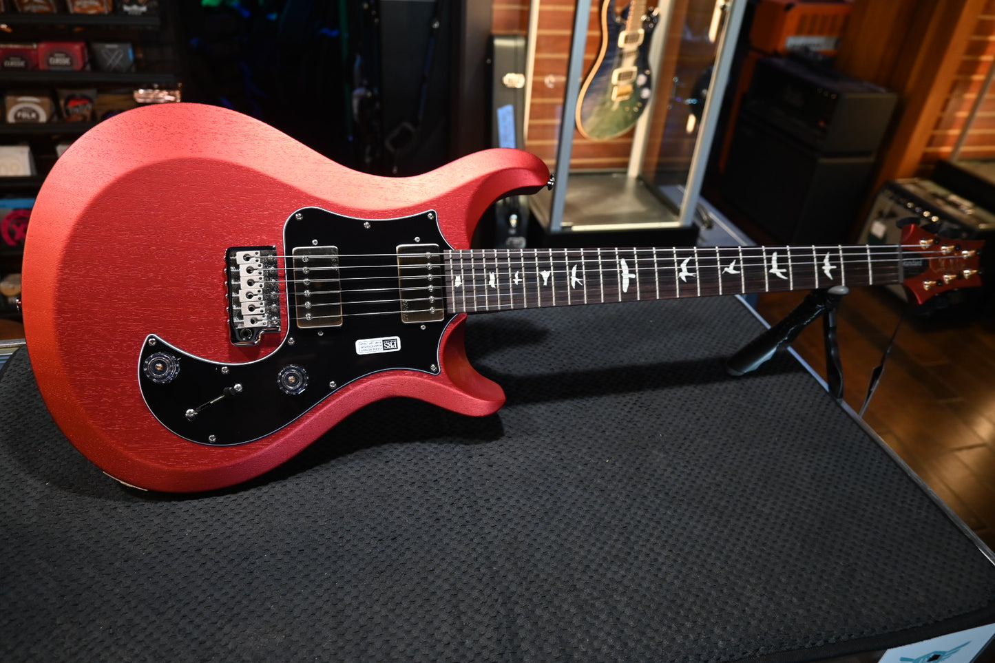 PRS S2 Standard 24 Satin - Red Apple Metallic Guitar #1450 - Danville Music