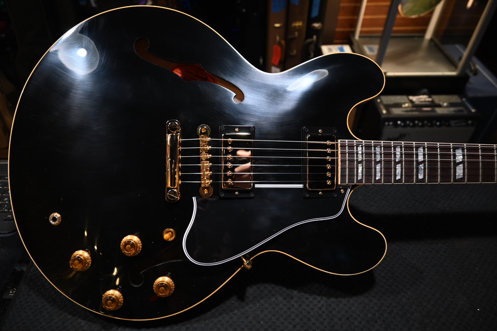 Gibson Custom Shop 1959 ES-335 VOS PSL - Ebony Guitar #0051 - Danville Music