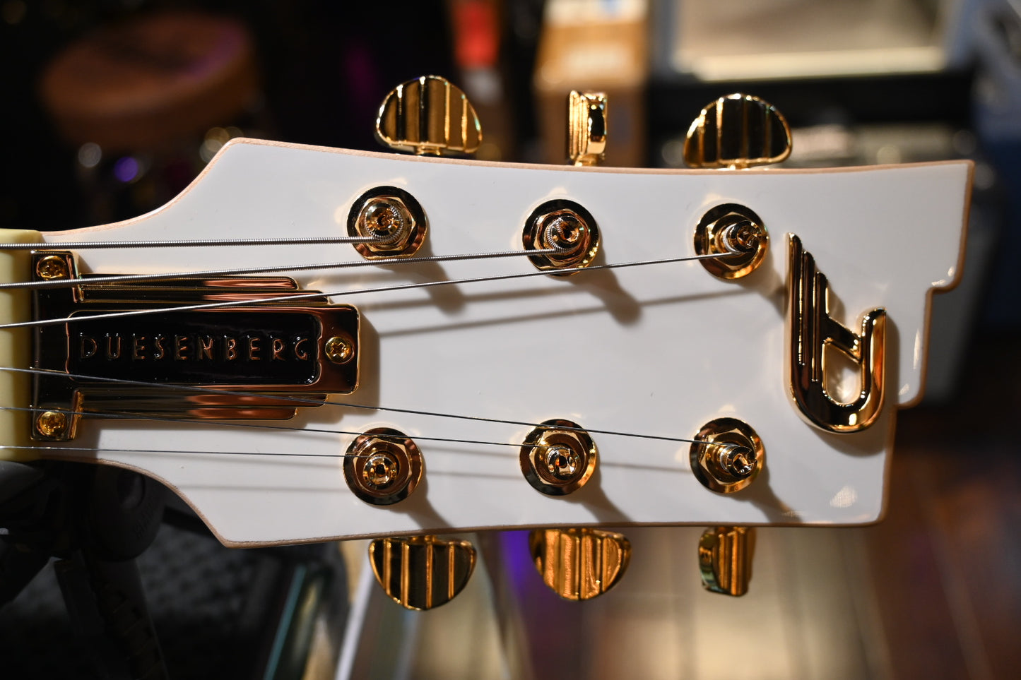 Duesenberg Fantom A - Aged White Guitar #0375