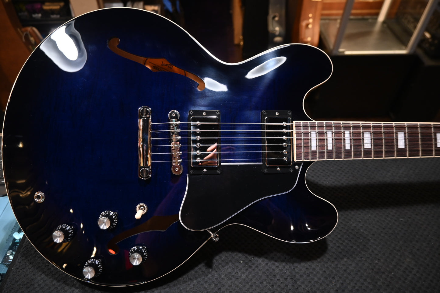 Gibson ES-335 Figured - Deep Ocean Burst Guitar #0087 - Danville Music