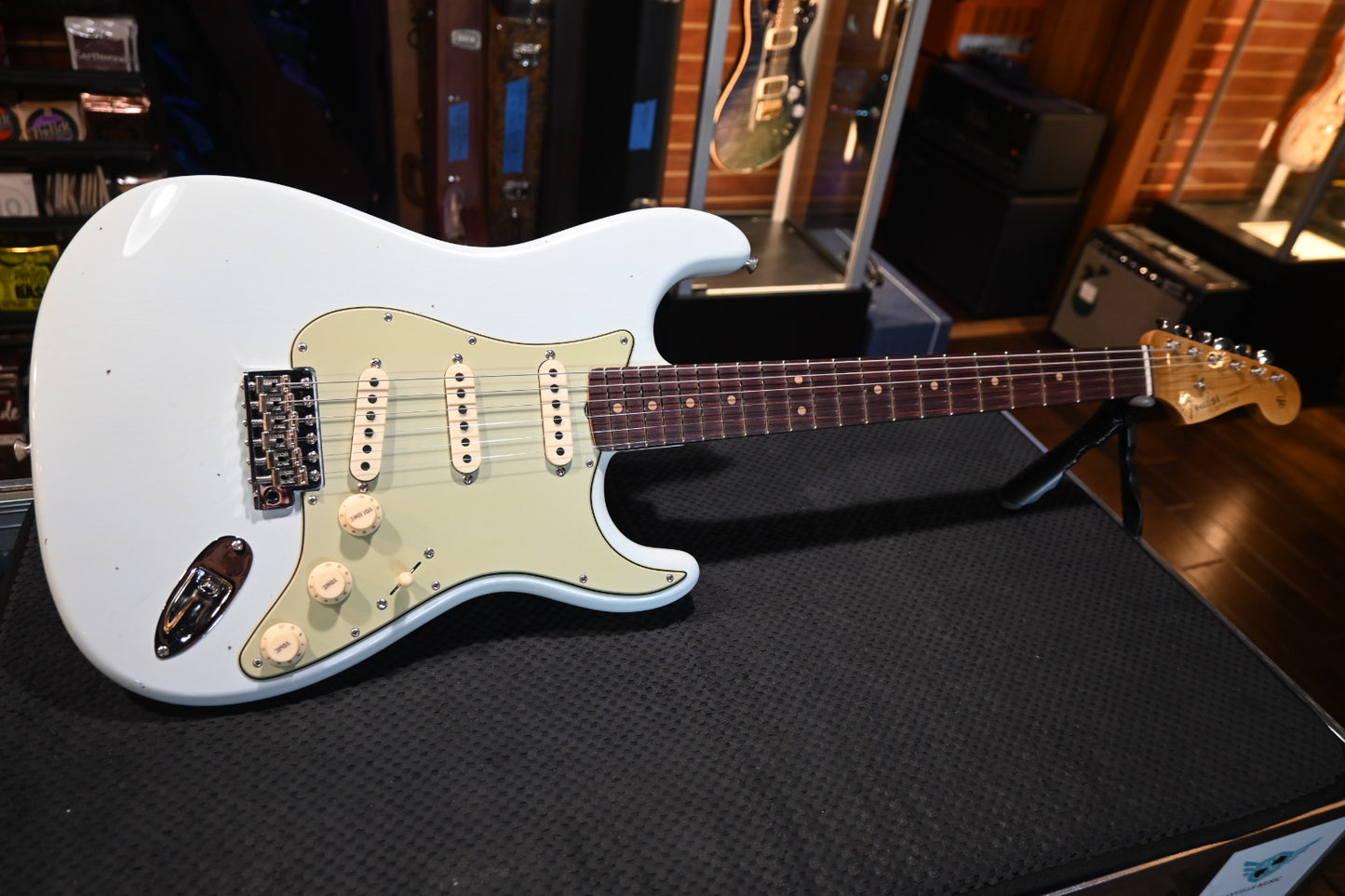 Fender Custom Shop LTD 1964 Stratocaster Journeyman/Closet Classic - Faded Aged Sonic Blue Guitar #5153