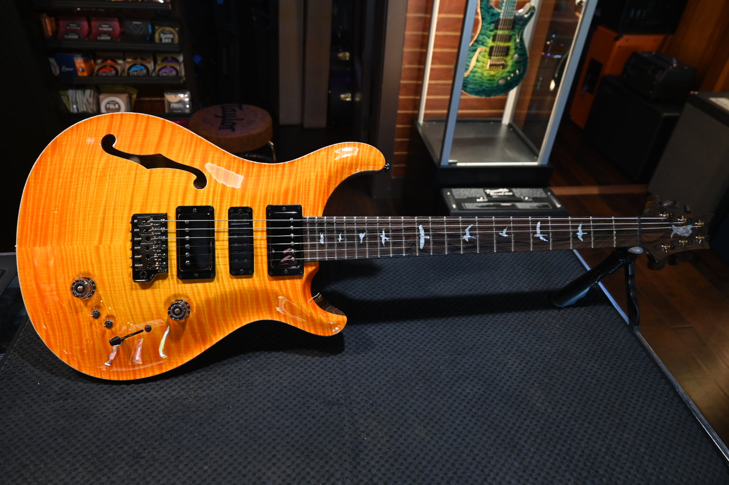 PRS Private Stock Special Semi-Hollow LTD 2022 - Citrus Glow Guitar #10060 - Danville Music
