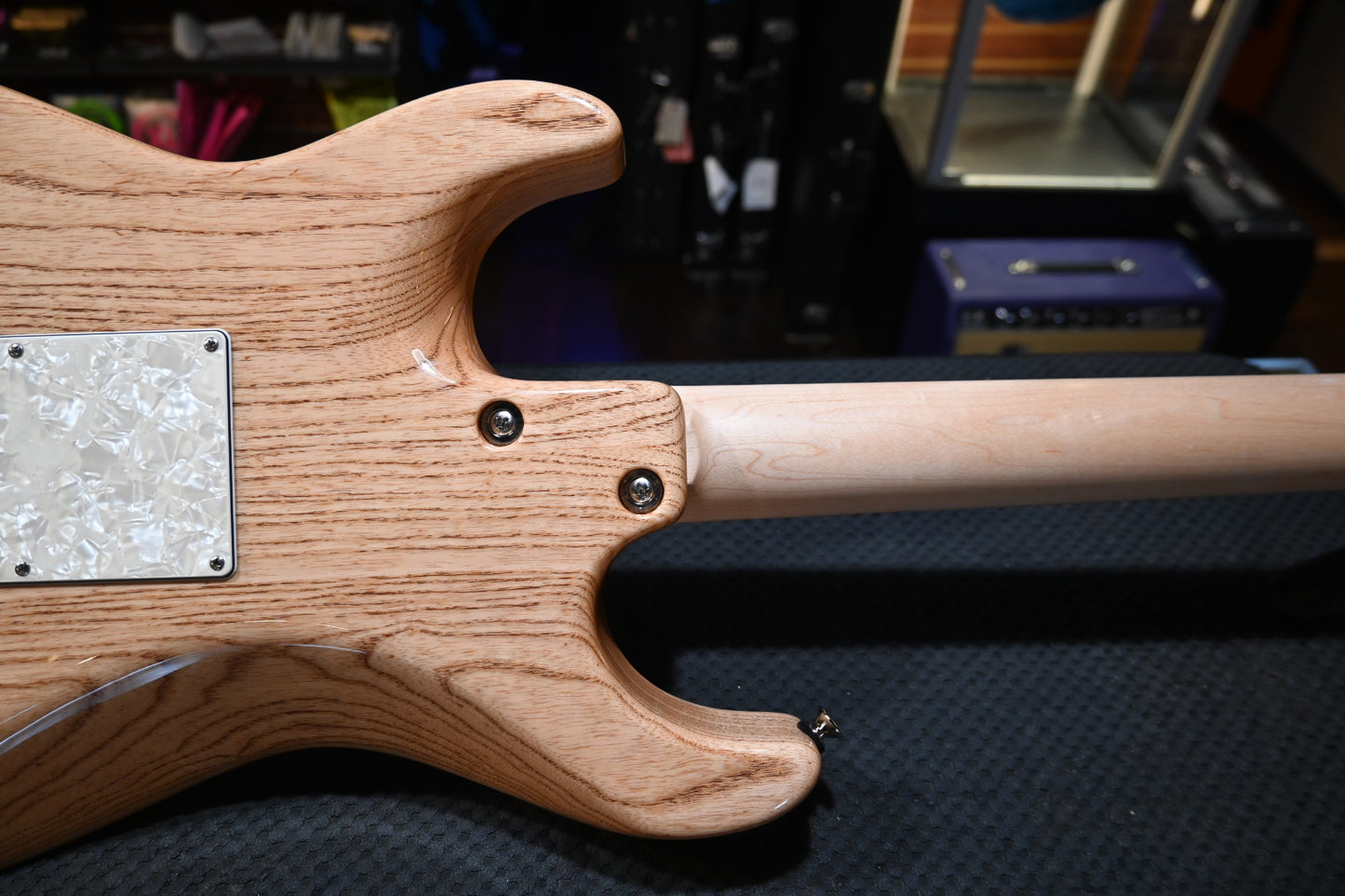 Tom Anderson Drop Top Classic - Ultraviolet Blue with Blue Edge Burst Guitar #425A - Danville Music