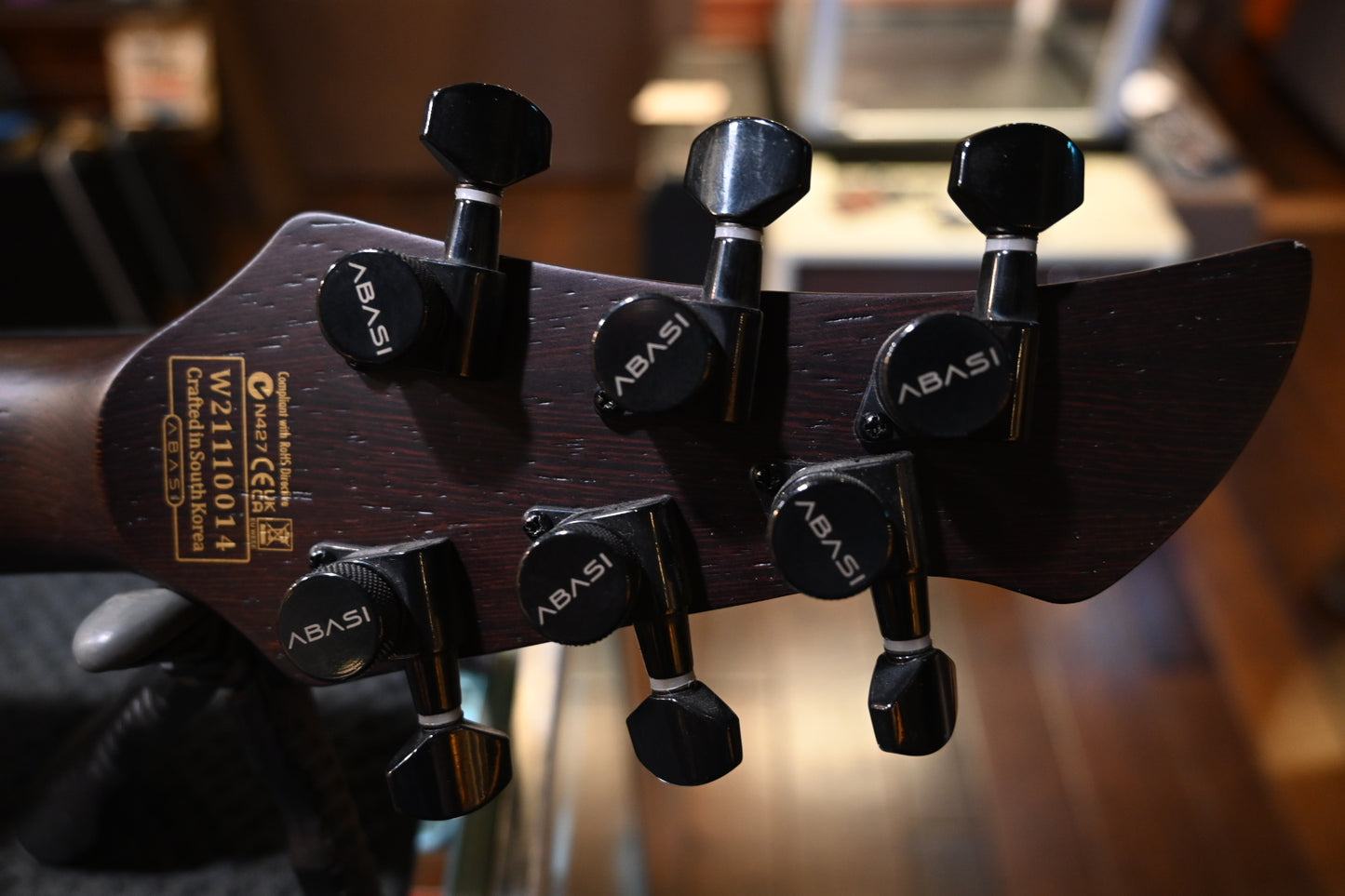 Abasi Guitars Larada Legion 6 - Charcoal Guitar #0014 - Danville Music