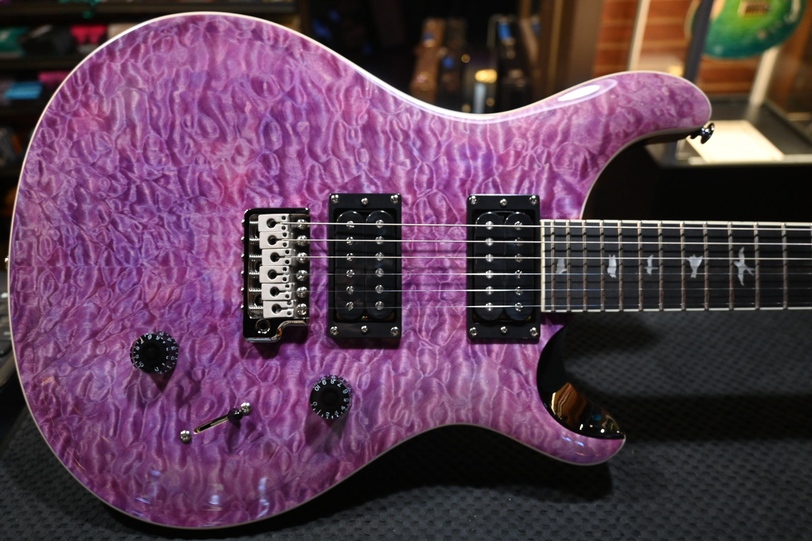 PRS SE Custom 24 Quilt - Violet Guitar #5376