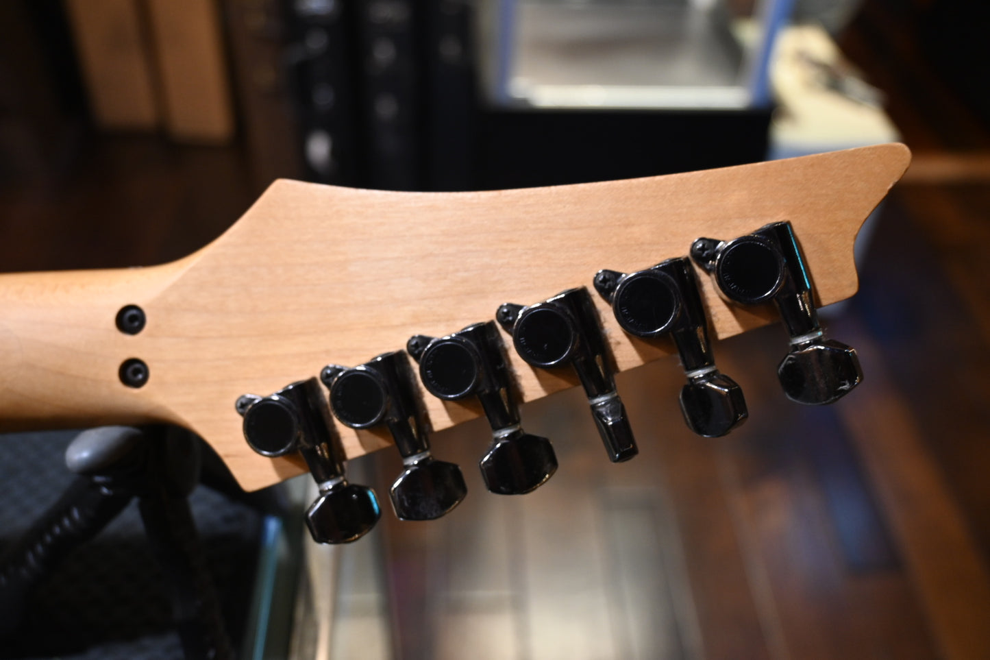 Ibanez JEM 777 Steve Vai 1991 - Black Guitar #5672 - Danville Music