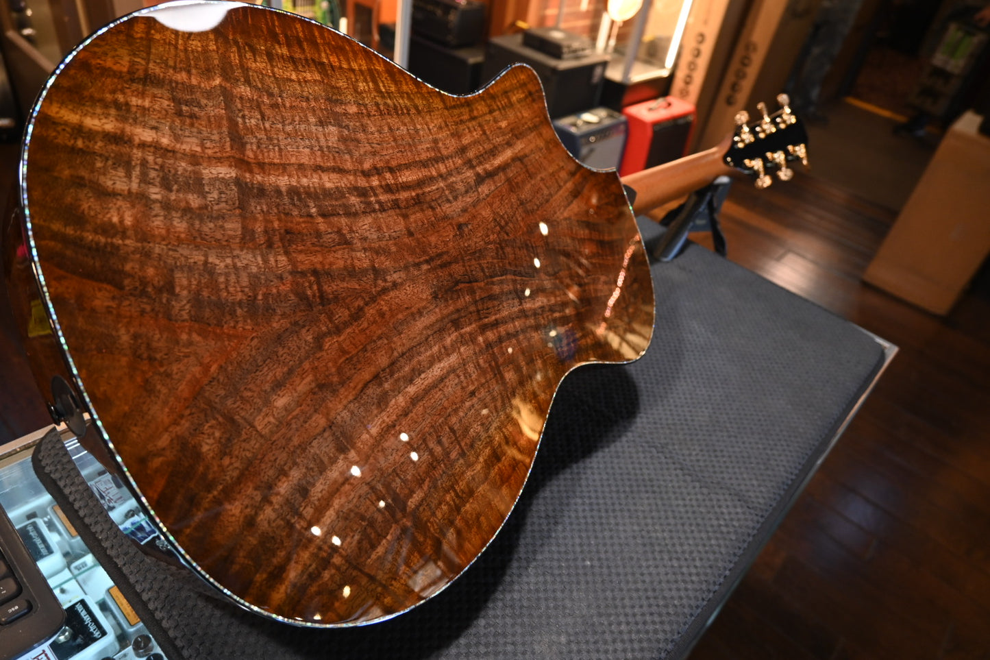 Taylor 50th Anniversary PS14ce LTD Cedar/Claro Walnut Guitar #4001 w/ Matching Circa 74 Amp. Only 16 Made!
