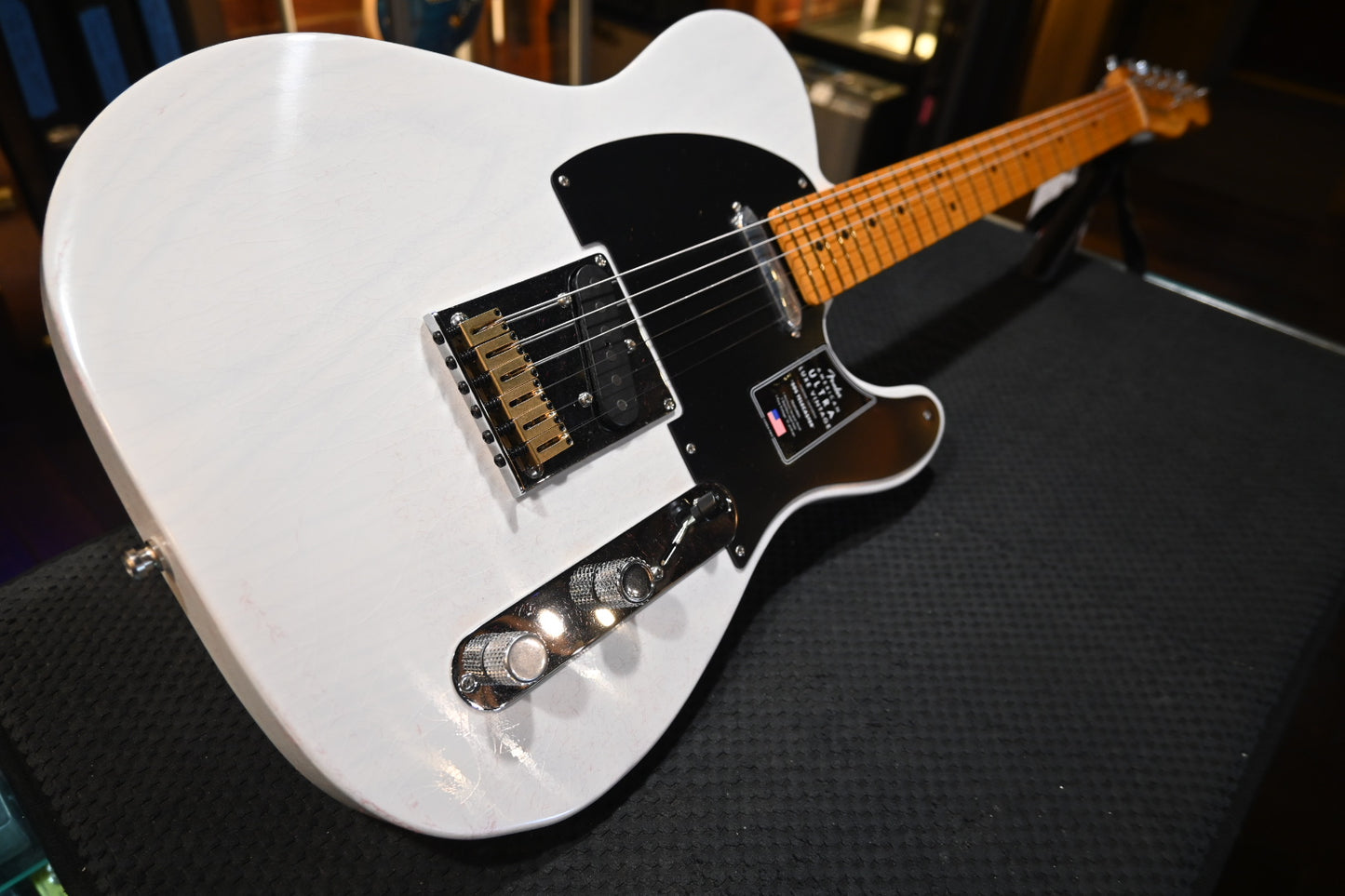 Fender American Ultra Luxe Vintage ‘50s Telecaster - White Blonde Guitar #2810 - Danville Music