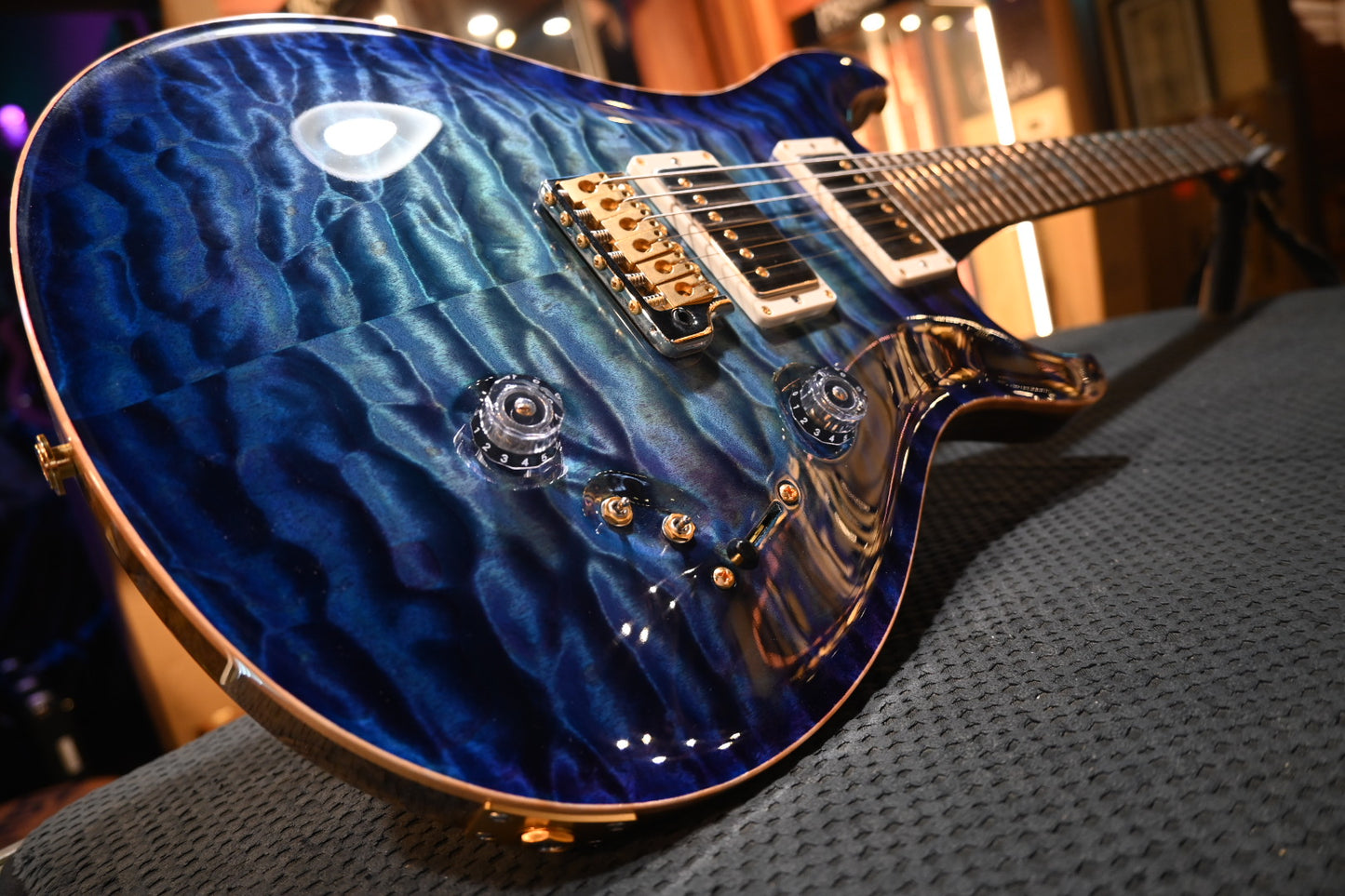 PRS Private Stock Custom 24-08 2020 Quilt - Aqua Violet Glow Guitar #8963 - Danville Music