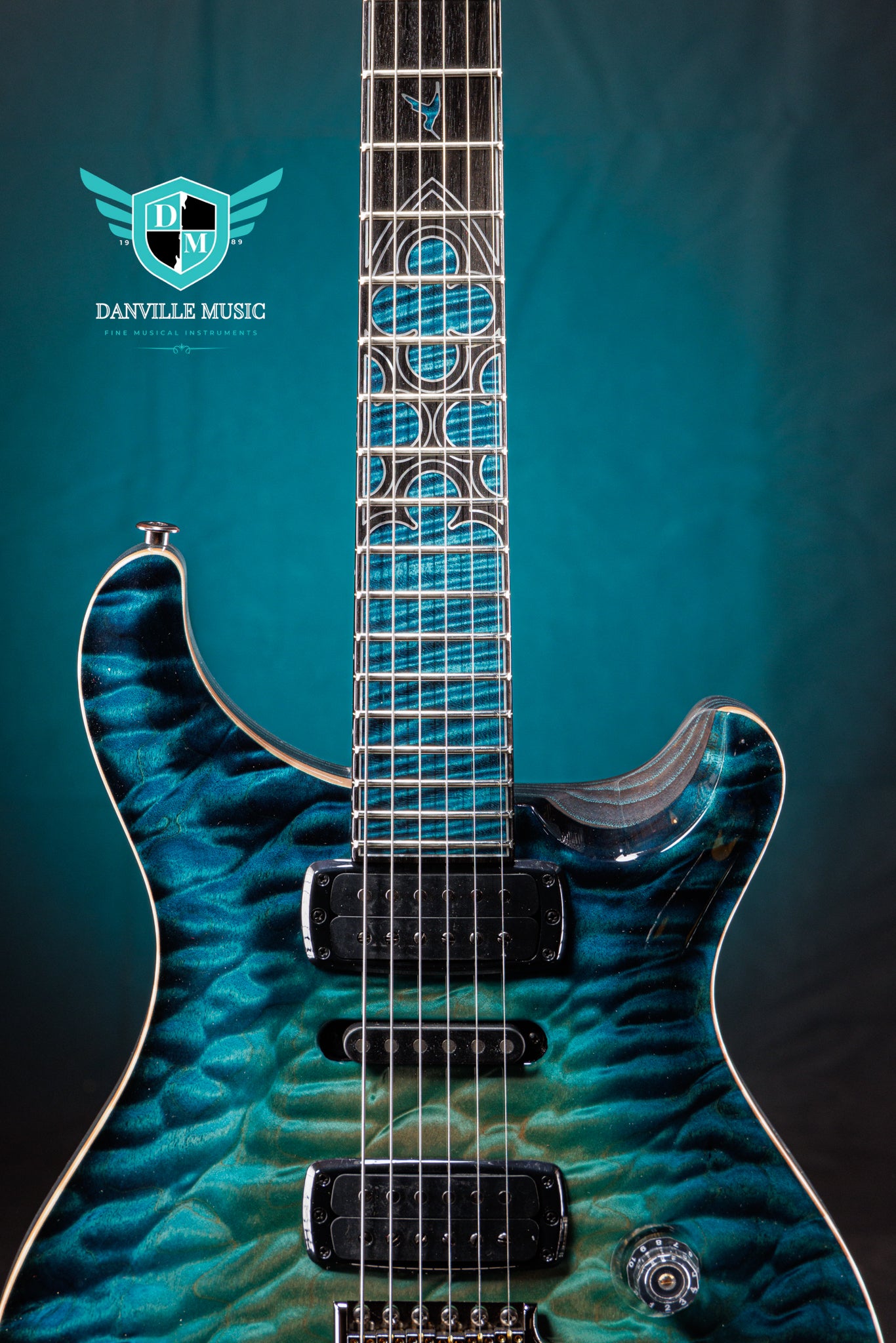 PRS Private Stock Modern Eagle V Gothic - Sub-Zero Glow #10563 - Danville Music