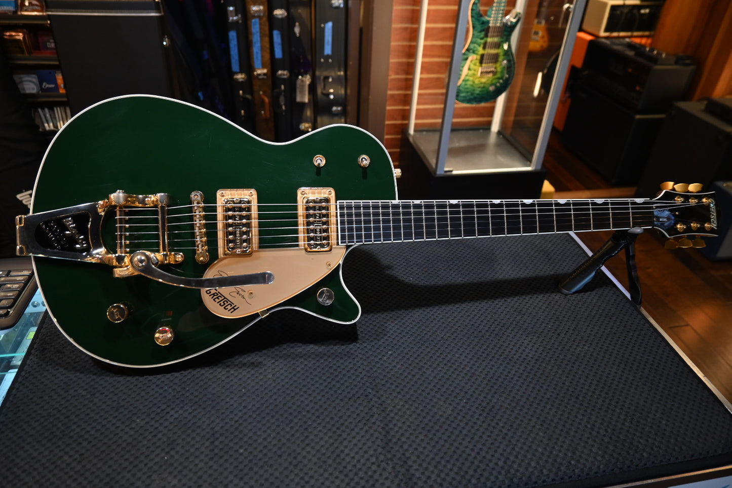 Gretsch Elliot Easton Bigsby G6128TEE - Cadillac Green Guitar #2716 - Danville Music