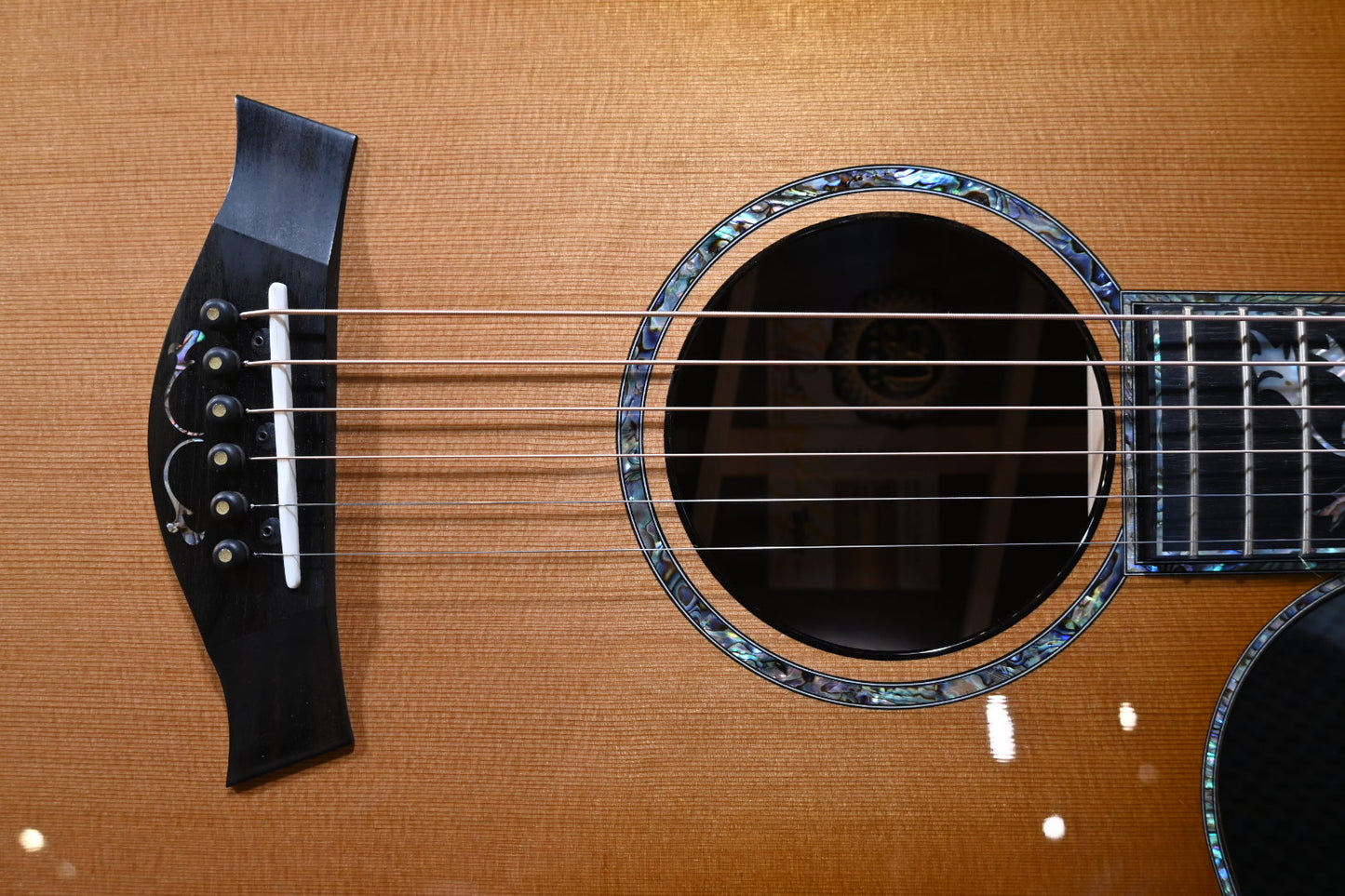 Taylor 50th Anniversary PS14ce LTD Cedar/Claro Walnut Guitar #4001 w/ Matching Circa 74 Amp. Only 16 Made!