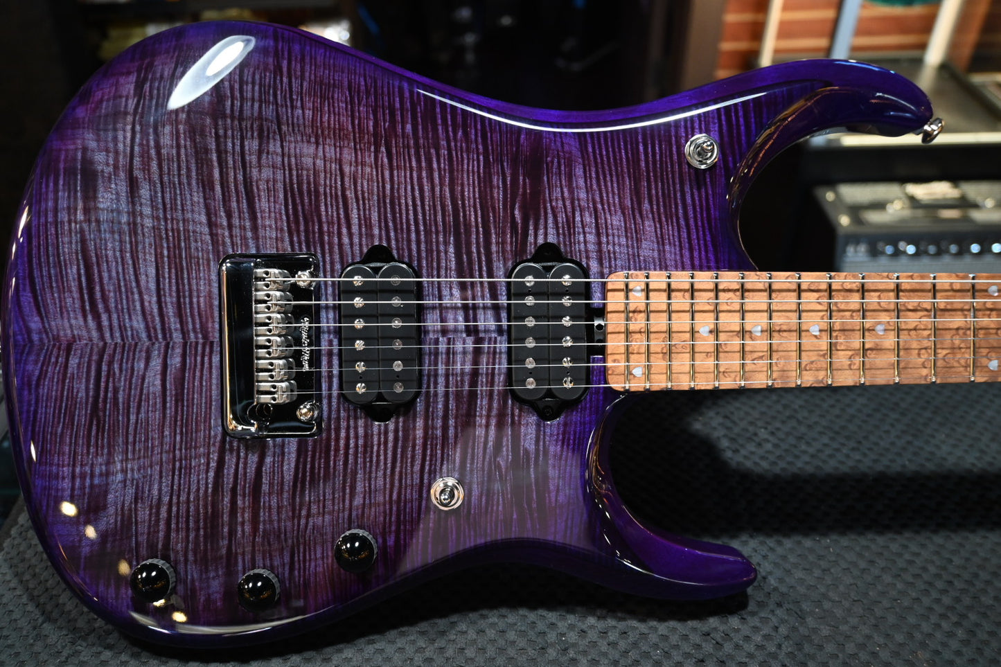 Music Man JP16 Birdseye Maple - Purple Nebula Guitar #5757 - Danville Music