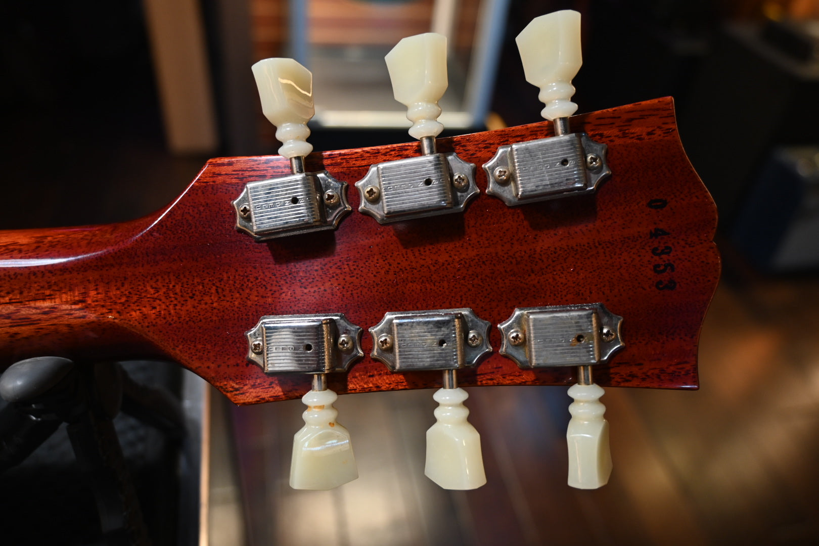 Gibson Custom Shop 1960 Les Paul Standard Reissue VOS - Washed Cherry Sunburst Guitar #4353 - Danville Music