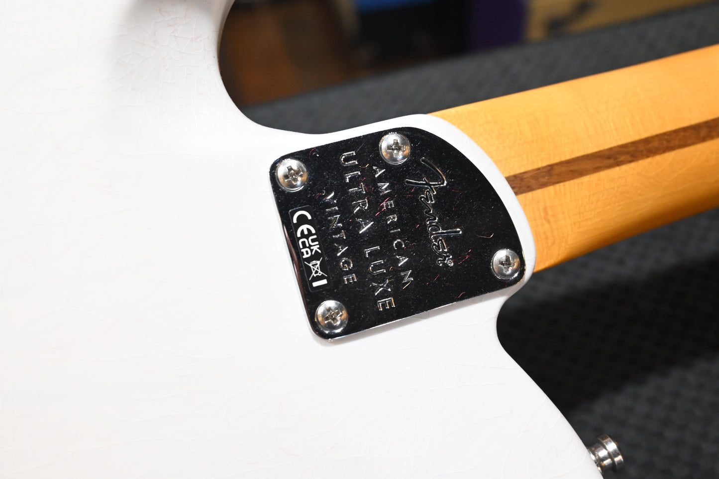 Fender American Ultra Luxe Vintage ‘50s Telecaster - White Blonde Guitar #2810 - Danville Music