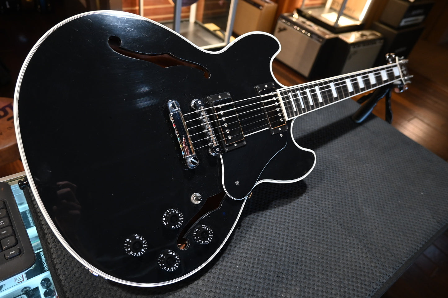 Gibson Midtown Custom 2014 - Black Guitar #3300 PRE-OWNED - Danville Music