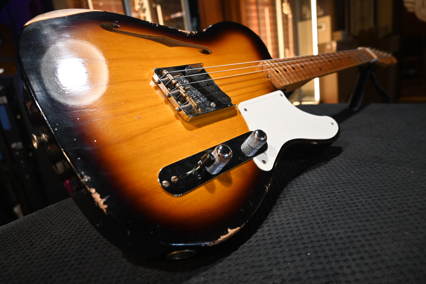 Fender Custom Shop Red Hot Esquire Relic - 2-Color Sunburst Guitar #8583 - Danville Music