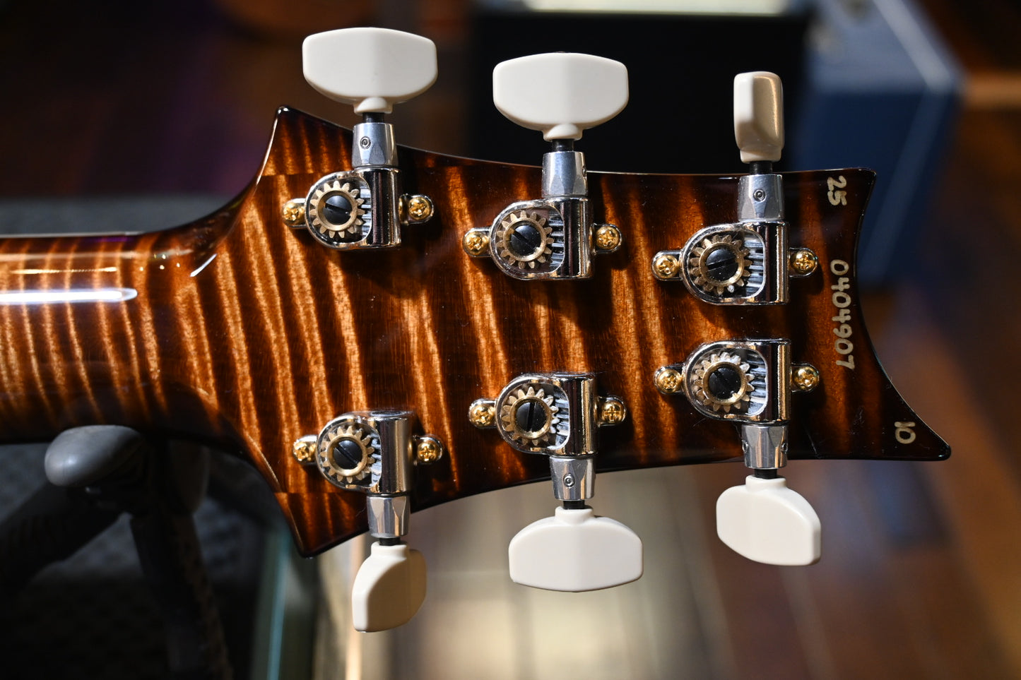 PRS Wood Library McCarty 594 Hollowbody II 10-Top/Back McCarty III Pickups - Copperhead Burst Guitar #4907 - Danville Music