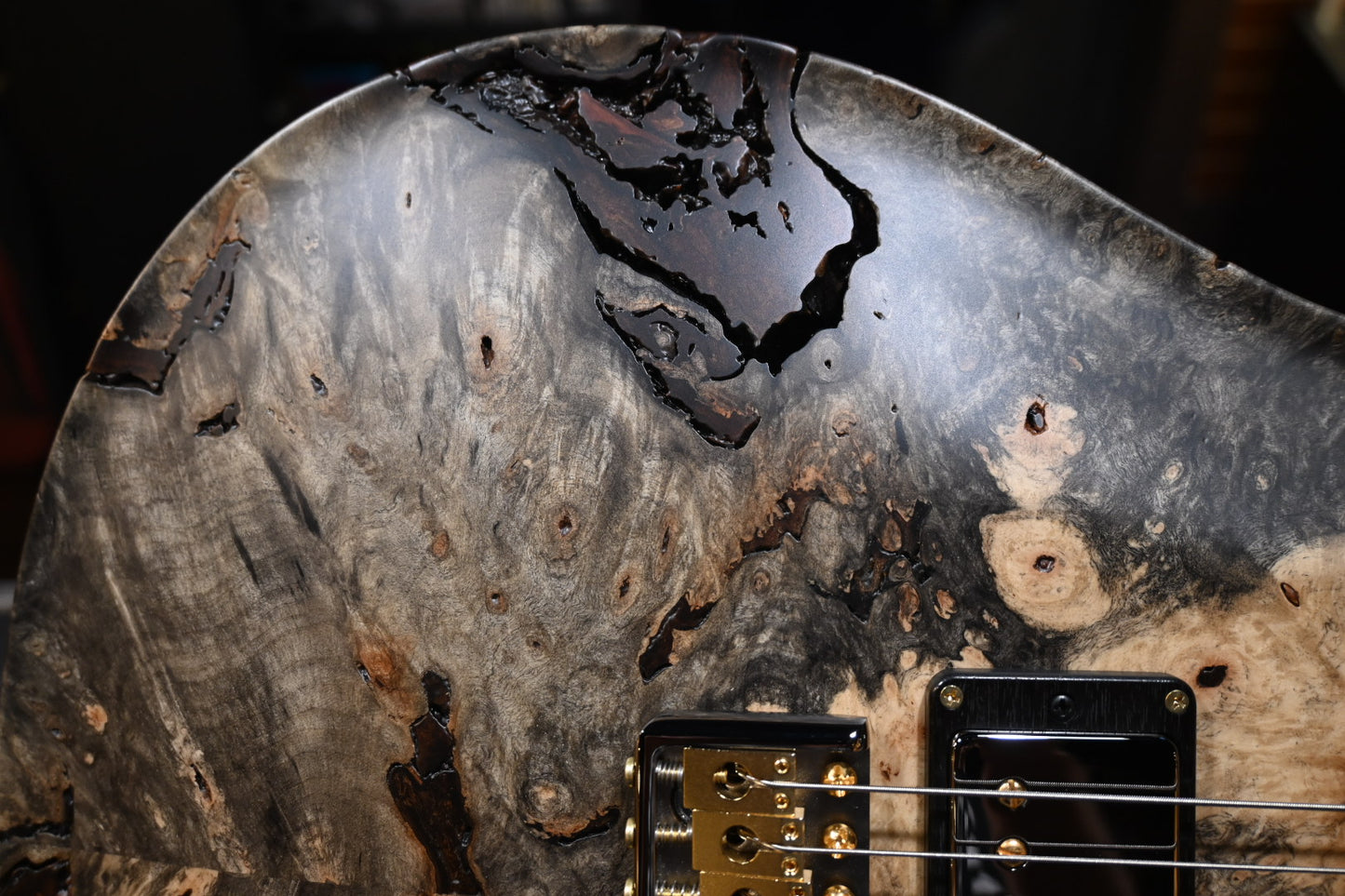 PRS Private Stock DGT Buckeye Burl - Satin Natural Guitar #11672 - Danville Music