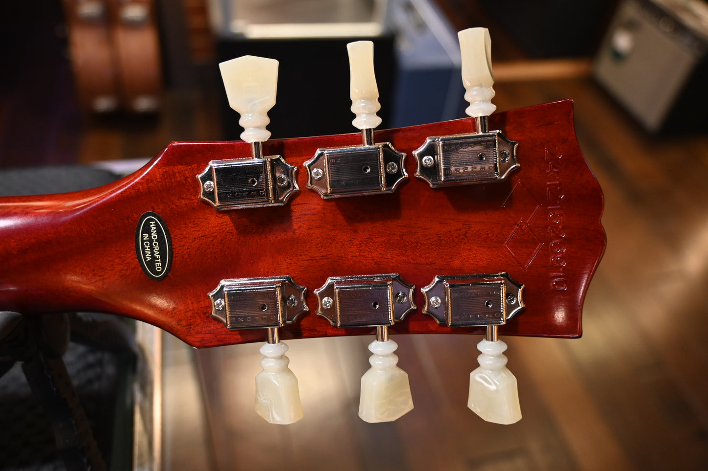 Epiphone Inspired by Gibson Custom 1960 Les Paul Standard Reissue - Iced Tea Burst Guitar #6910 - Danville Music