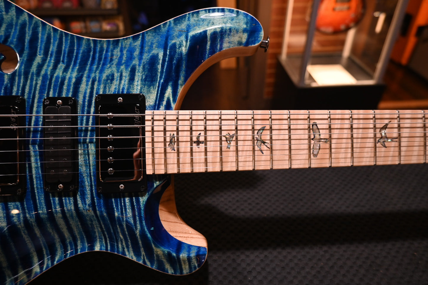 PRS Wood Library Special Semi-Hollow 10-Top Swamp Ash - River Blue Guitar #3311 - Danville Music