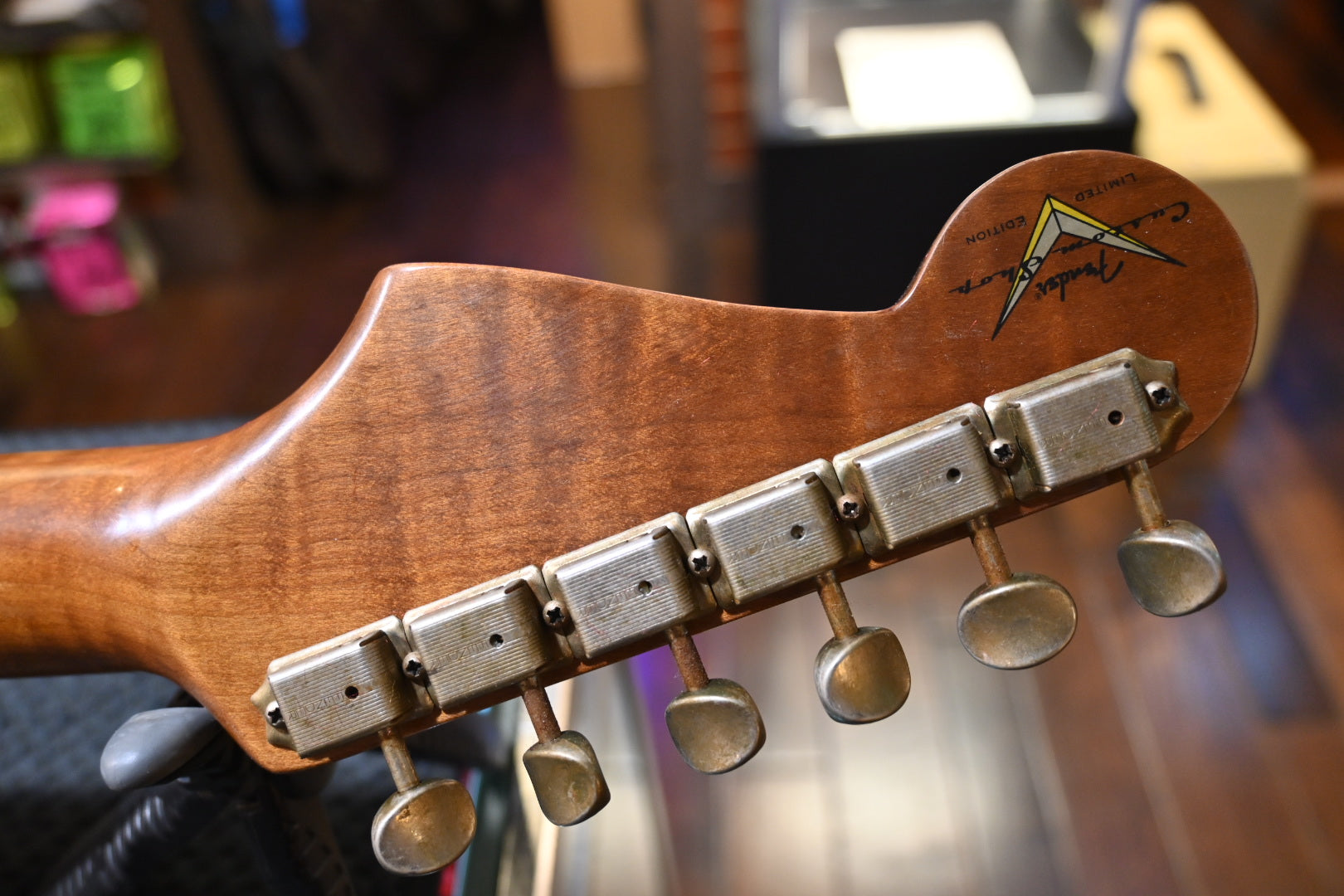 Fender Custom Shop LTD 1954 Roasted Stratocaster - Desert Tan Guitar #0443 - Danville Music
