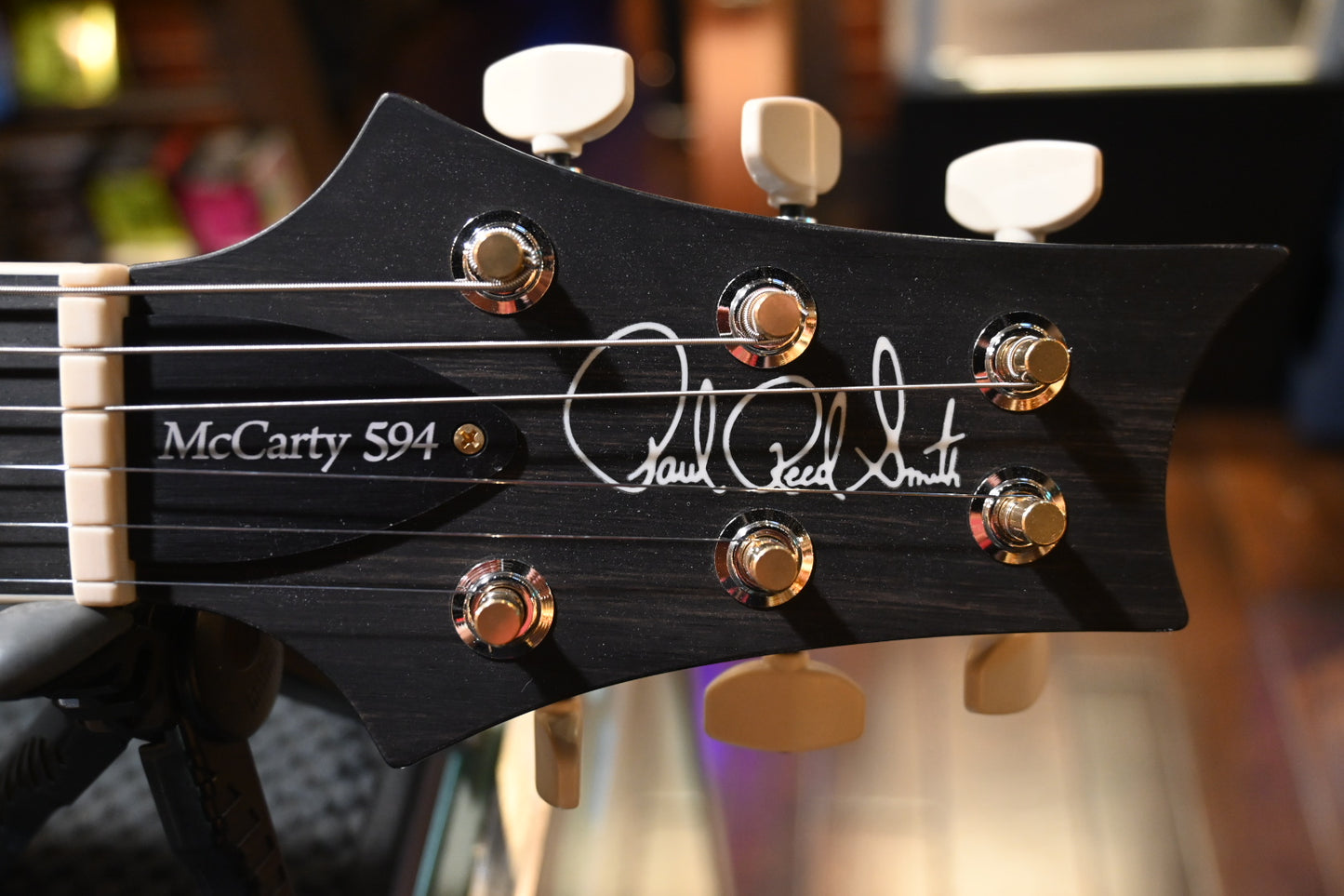 PRS Wood Library McCarty 594 Hollowbody II 10-Top - Charcoal Purple Burst Guitar #3511