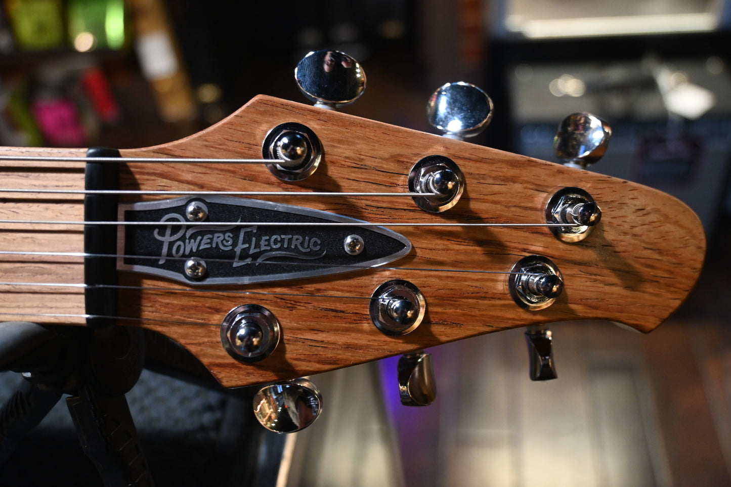Powers Electric A-Type Select Maple PF42 CamTail - Cabernet Red Guitar #A701 - Danville Music