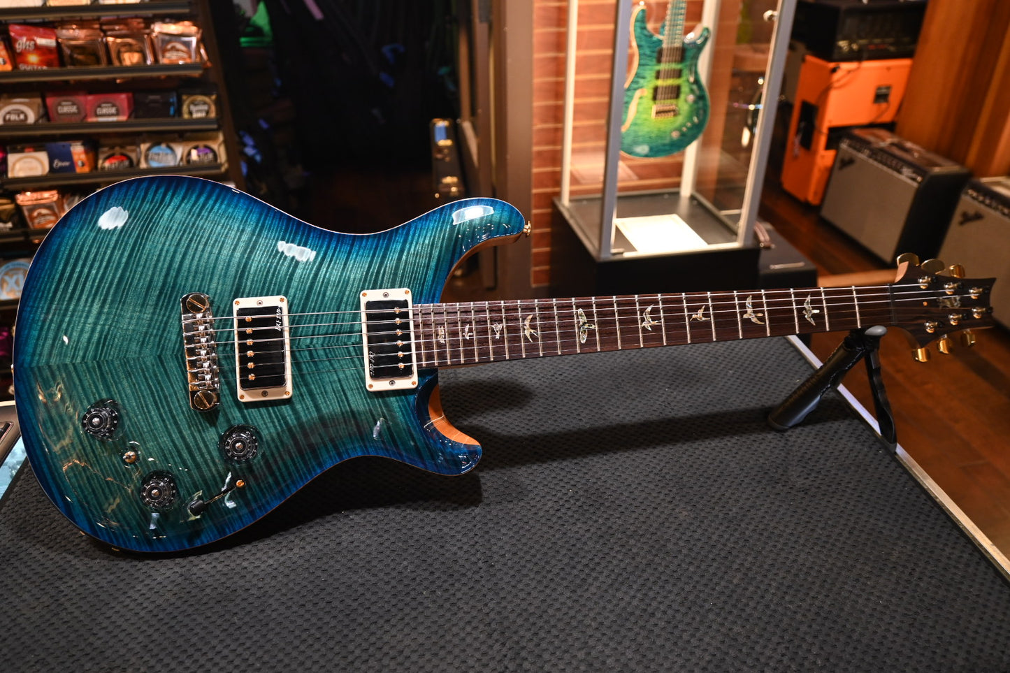 PRS Experience EXP 2012 P22 Artist Top - Blue Crab Blue Burst Guitar #2885 PRE-OWNED - Danville Music