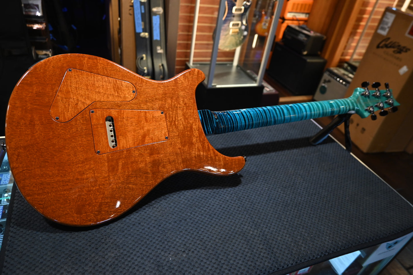 PRS Private Stock Custom 24 One-Piece Quilt Koi - Sub Zero Glow Guitar #11674