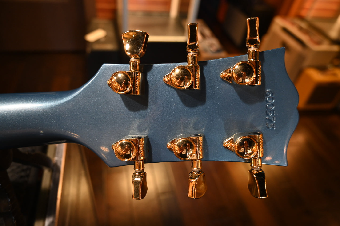 Gibson Custom Shop 1963 Les Paul SG Custom 3-Pickup Bigsby VOS “Hendrix” PSL - Pelham Blue Guitar #0573