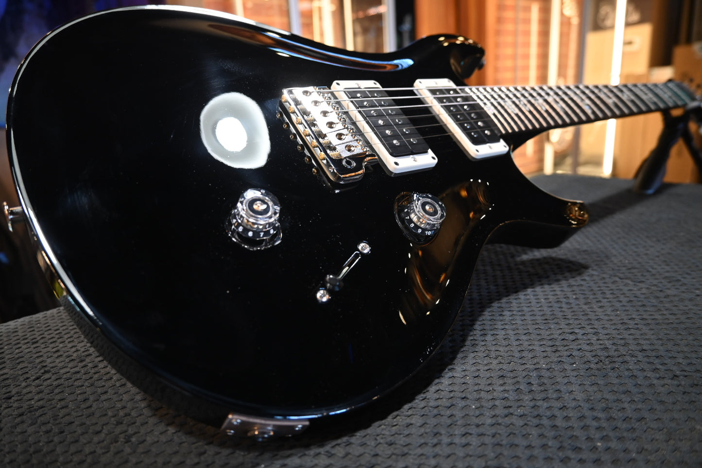 PRS Custom 24 - Black Guitar #8241 - Danville Music