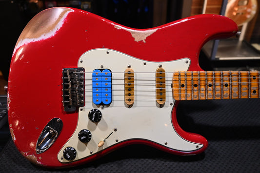 Fender Custom Shop Alley Cat Stratocaster Heavy Relic 2023 - Torino Red Guitar #0917 - Danville Music