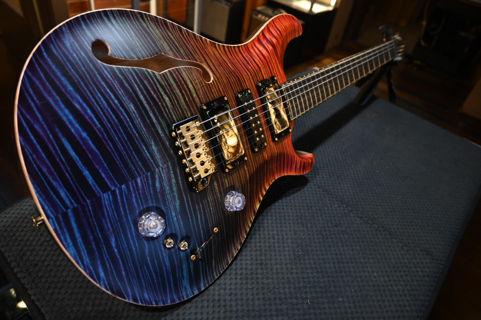 PRS Private Stock Special Semi-Hollow - Zombie Fade Satin Guitar #10776 - Danville Music