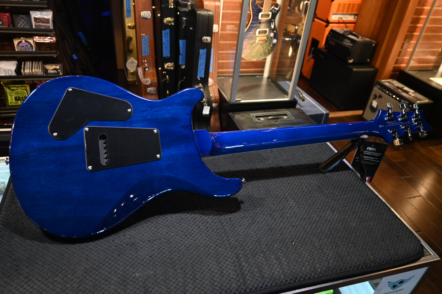 PRS SE Custom 24-08 Quilt - Lake Blue Guitar #3451