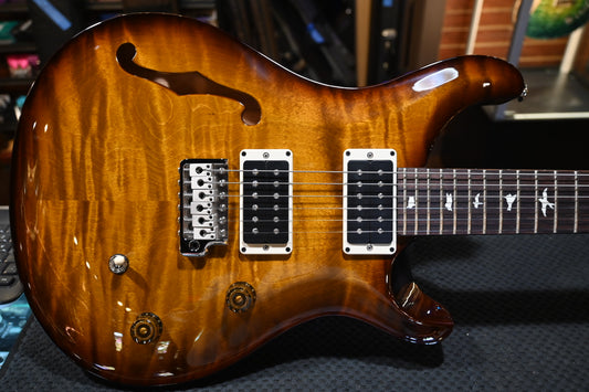 PRS CE 24 Semi-Hollow - Black Amber Guitar #7486 - Danville Music