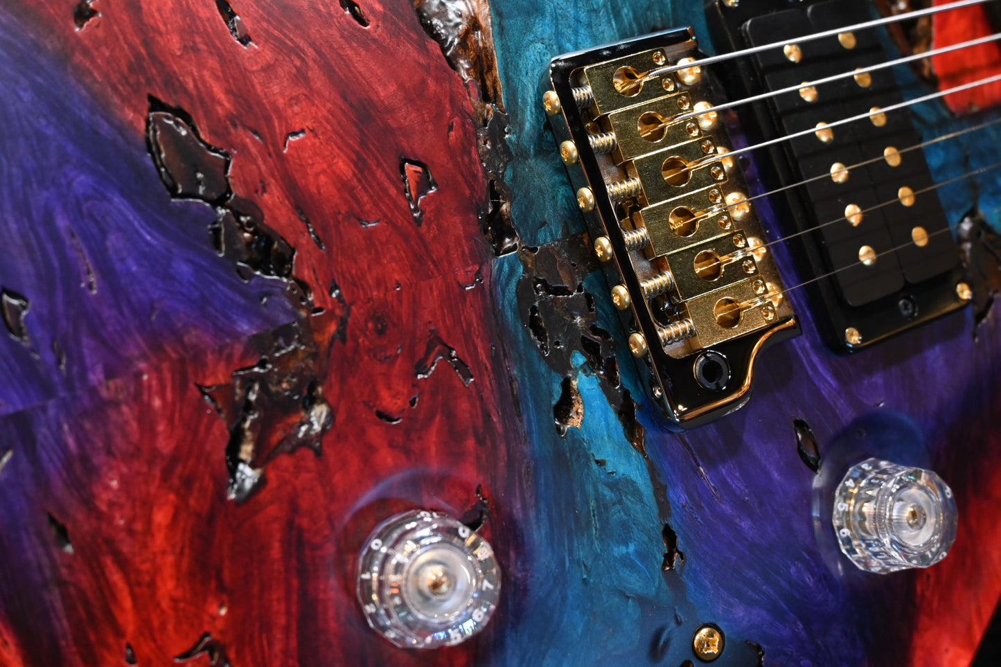 PRS Private Stock Custom 24 Buckeye Burl - Multi-Color Guitar #10499 - Danville Music