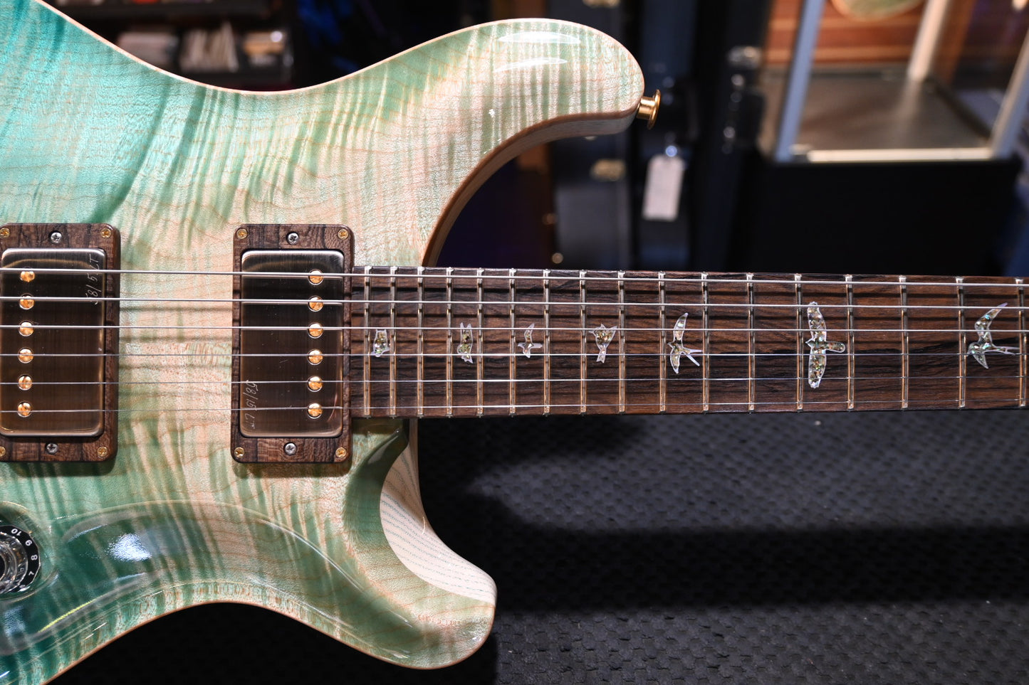 PRS Private Stock Custom 24-08 “The Vortex” - Bahamian Blue Reverse Dragon’s Breath Guitar #11681