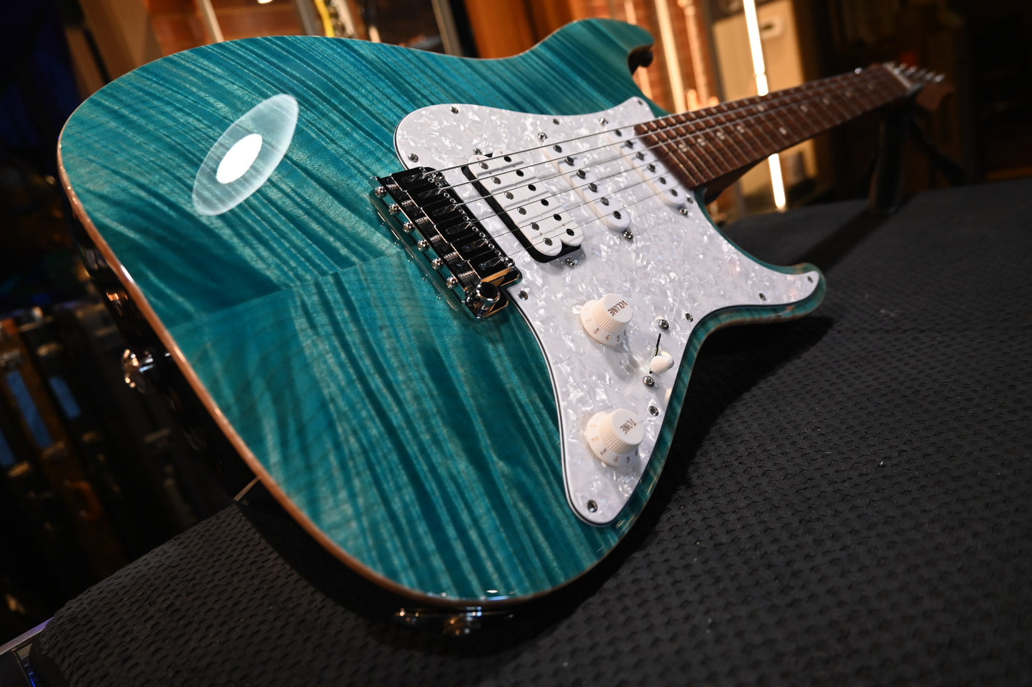Suhr Standard Plue Pau Ferro - Bahama Blue Guitar #6096 - Danville Music