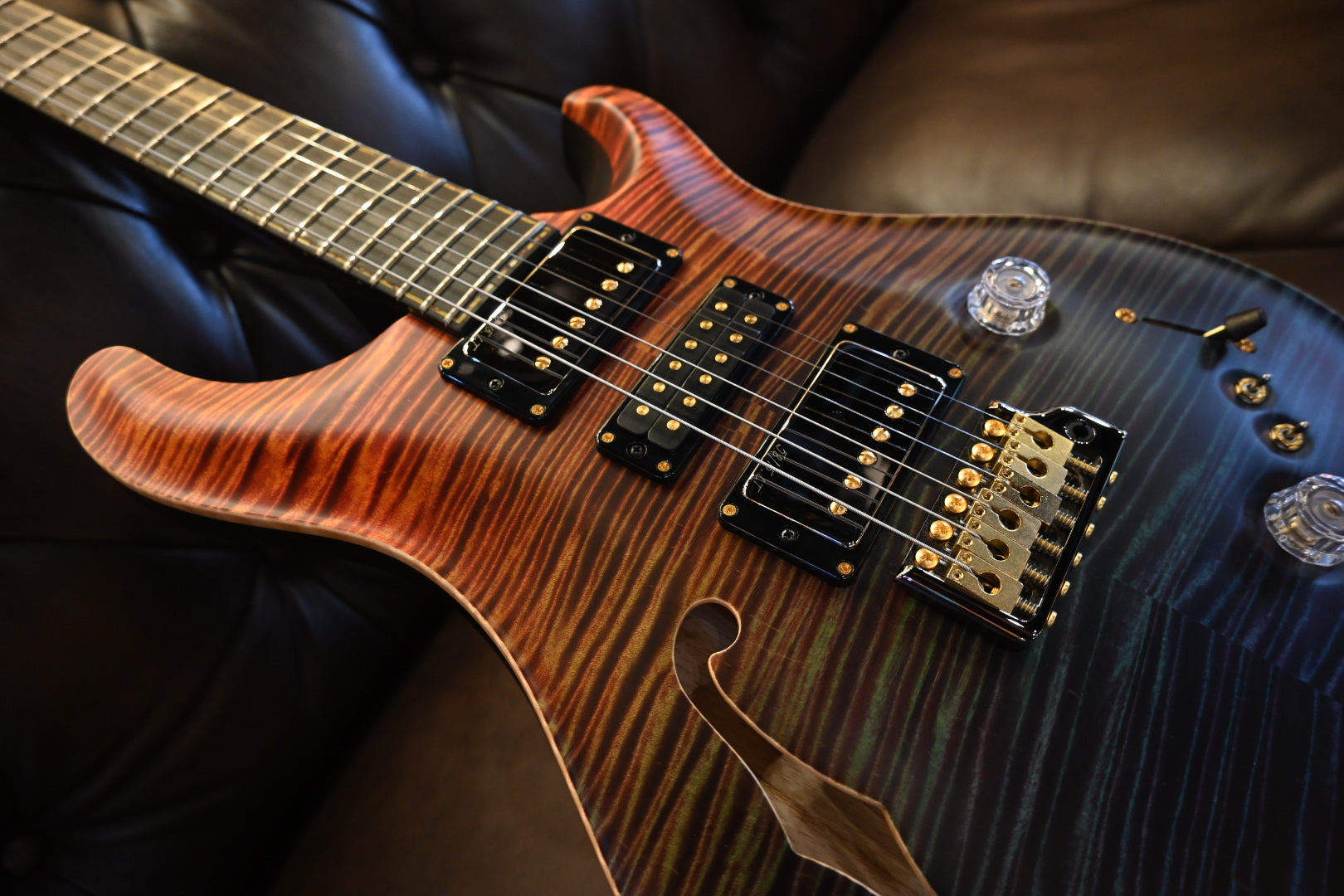 PRS Private Stock Special Semi-Hollow - Zombie Fade Satin Guitar #10776 - Danville Music