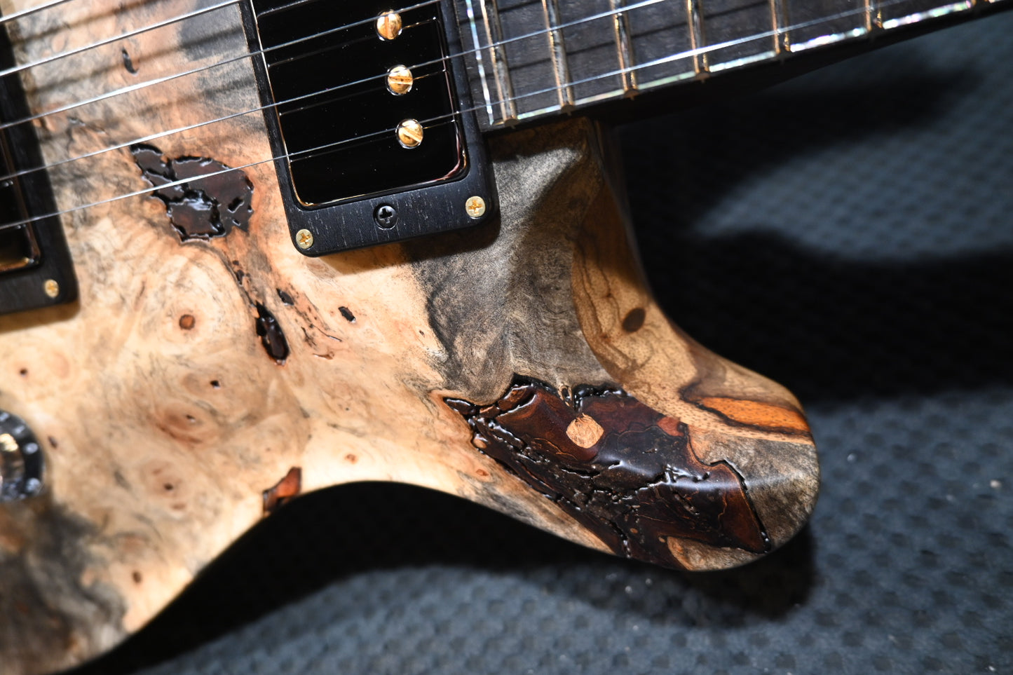 PRS Private Stock DGT Buckeye Burl - Satin Natural Guitar #11672 - Danville Music