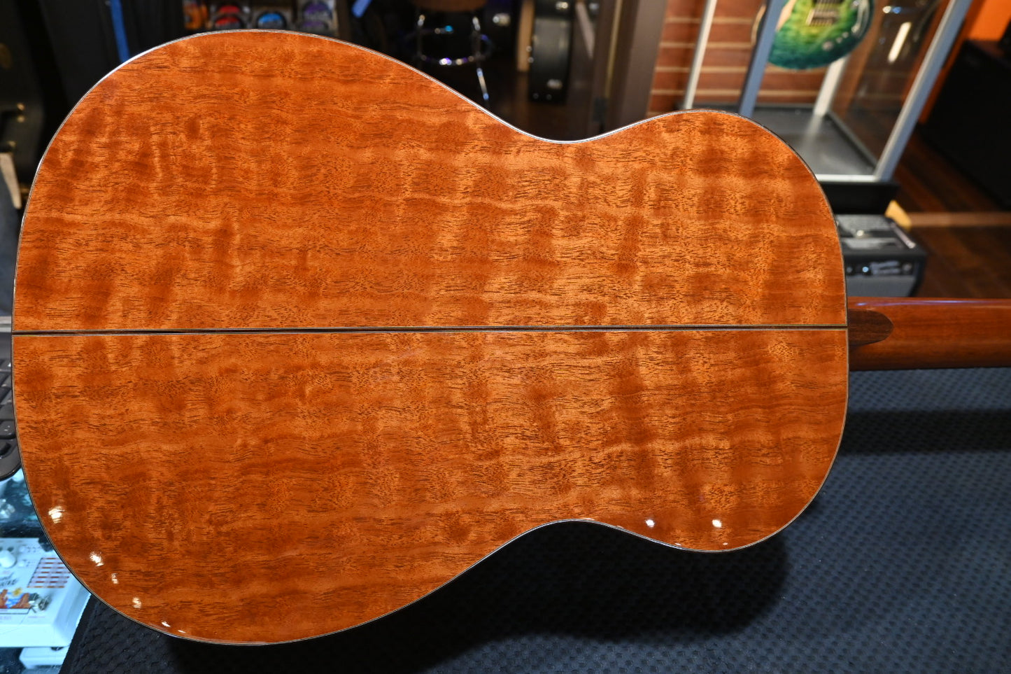 Goodall Parlor 14 Fret 2007 Master German Spruce/AAA Quilted Mahogany Guitar #5298