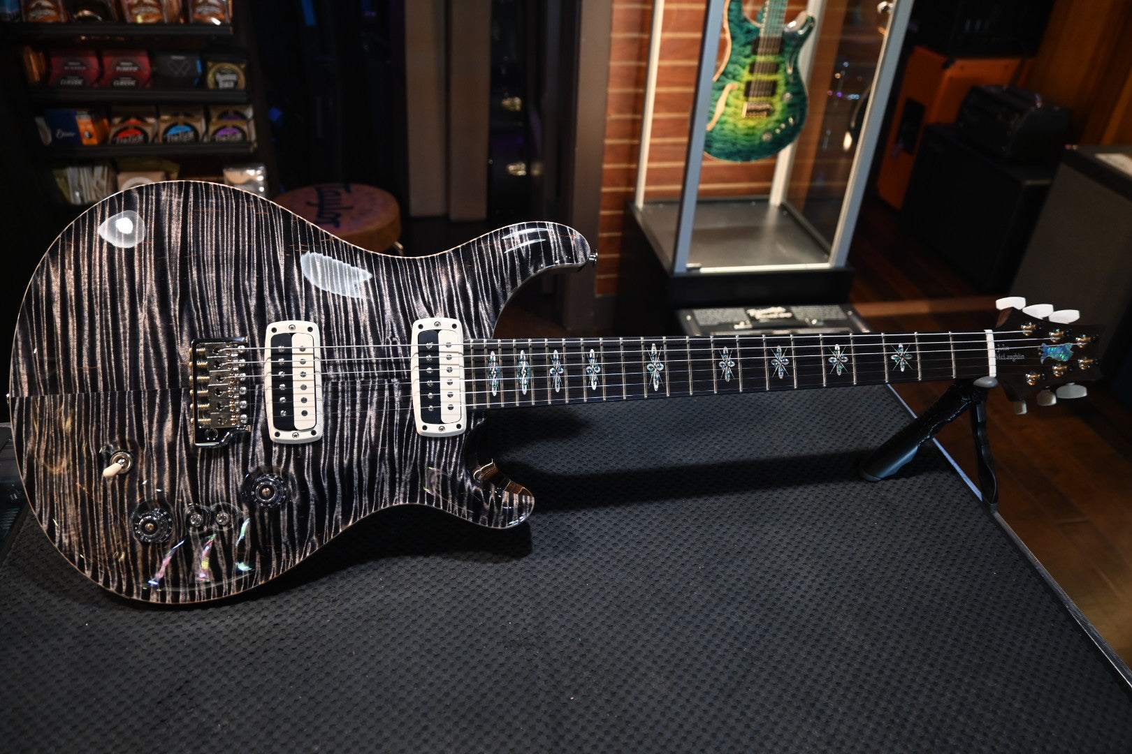 PRS Private Stock John McLaughlin Limited Edition 2023 - Charcoal Phoenix Guitar #10694 - Danville Music