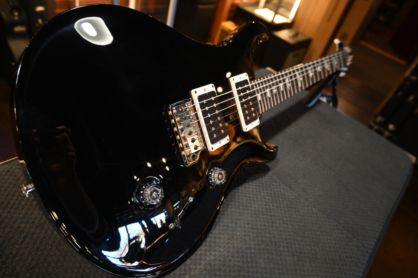 PRS Custom 24 - Black Guitar #8241 - Danville Music