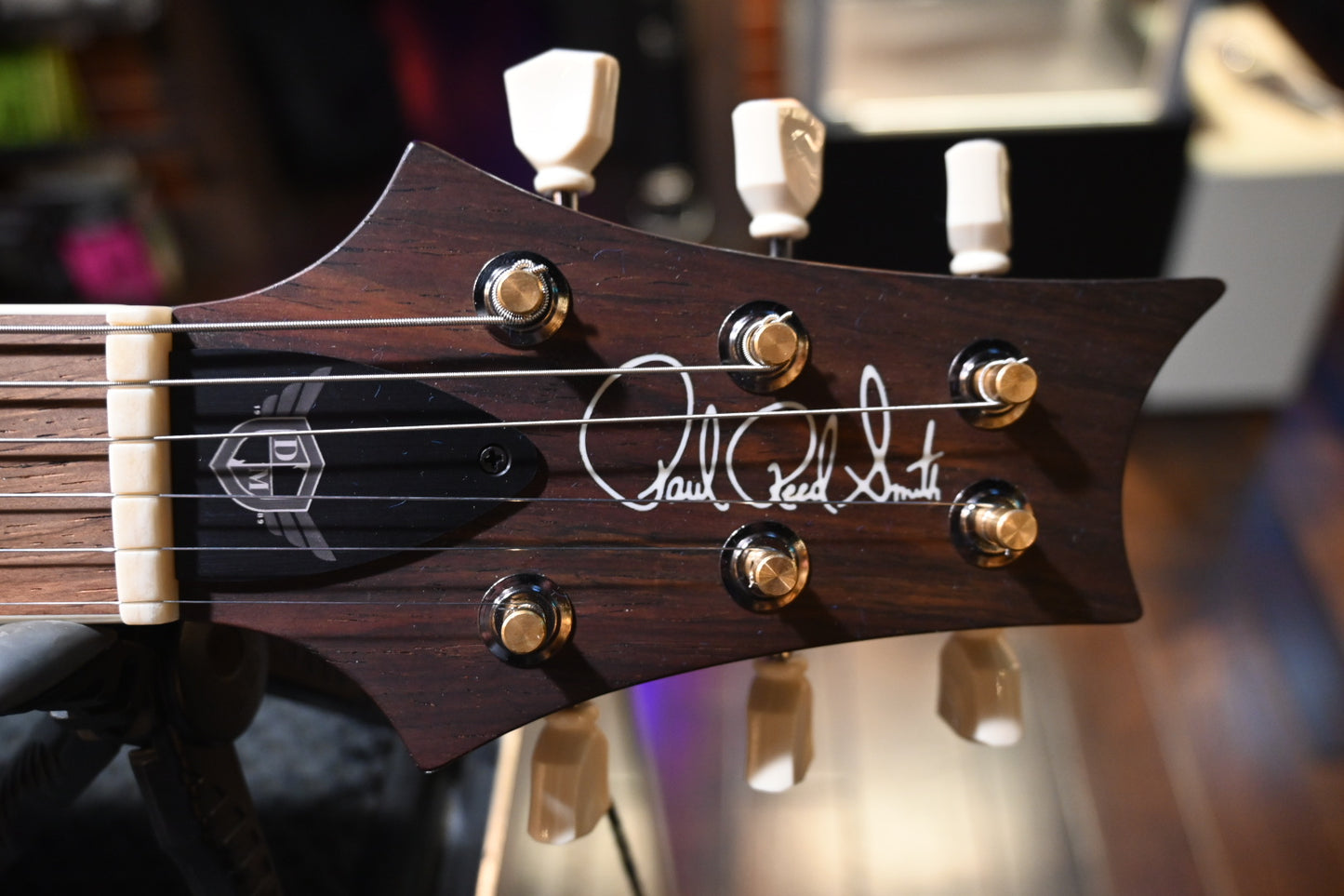 PRS Wood Library McCarty 594 Semi-Hollow Danville Music 35th Anniversary Artist Top - Gold Storm Fade Guitar #2875