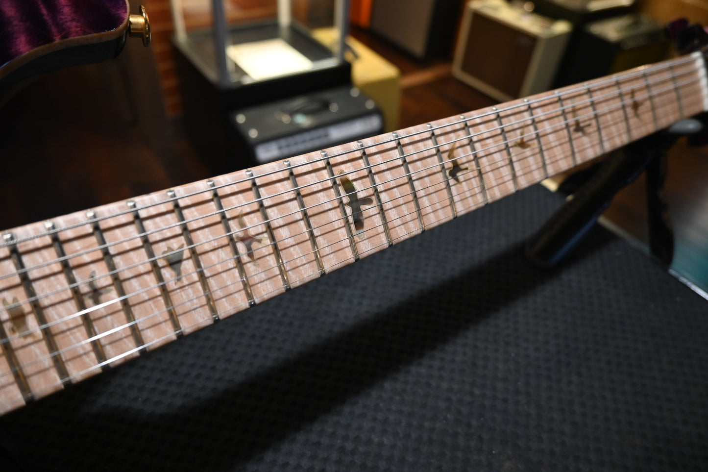 PRS Private Stock Custom 24 - Replicant Purple Glow Guitar #10772 - Danville Music