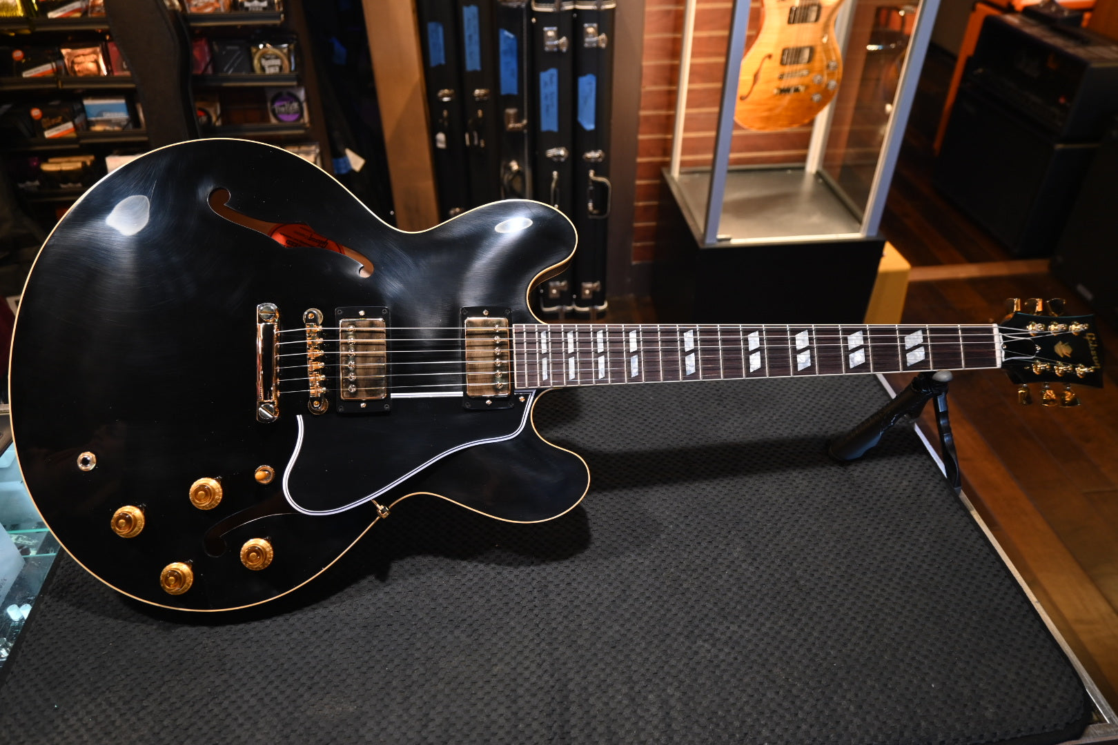 Gibson Custom Shop 1959 ES-335 VOS PSL - Ebony Guitar #0596 - Danville Music