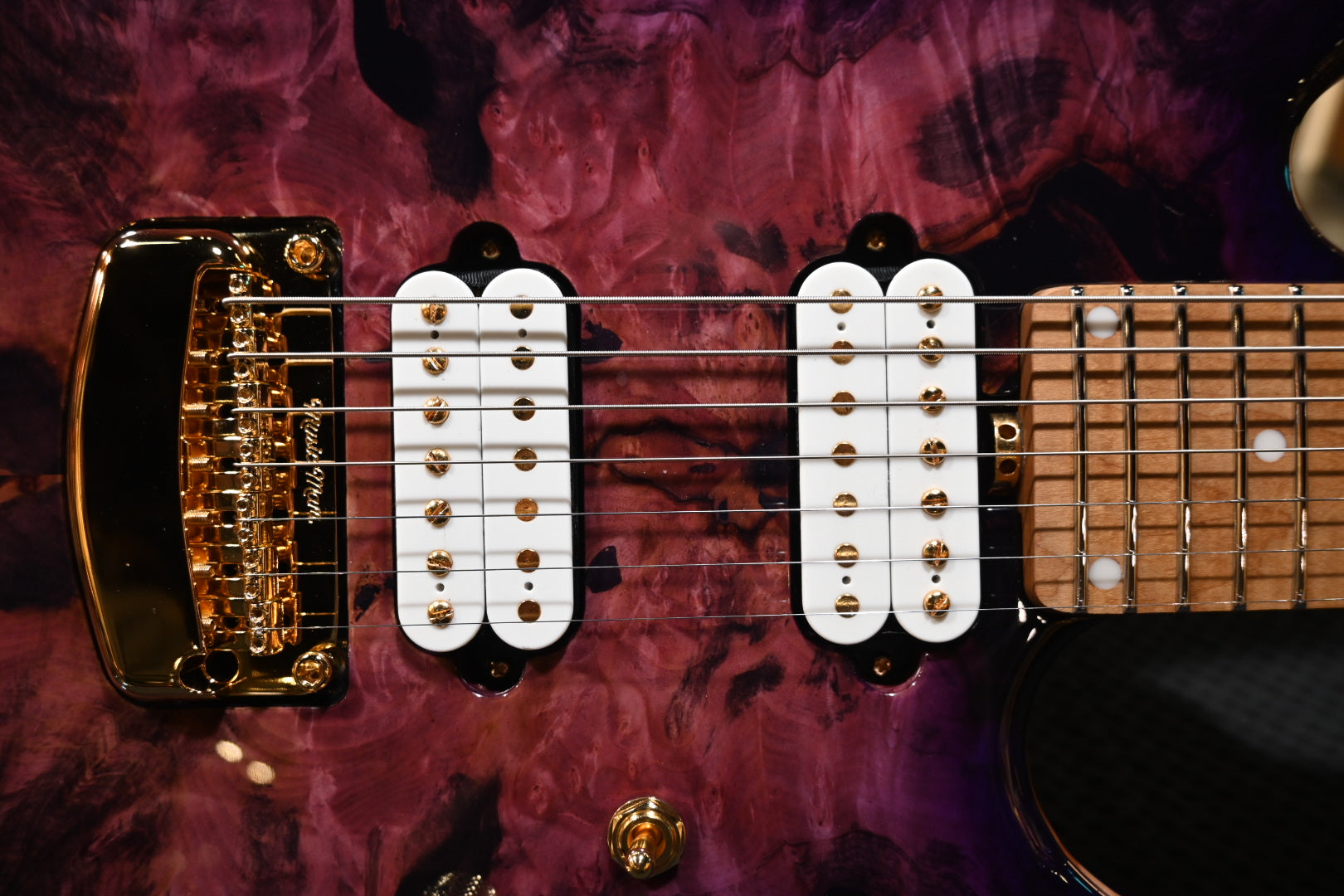 Music Man Jason Richardson 7-String Cutlass - Majora Purple Guitar #1268 - Danville Music