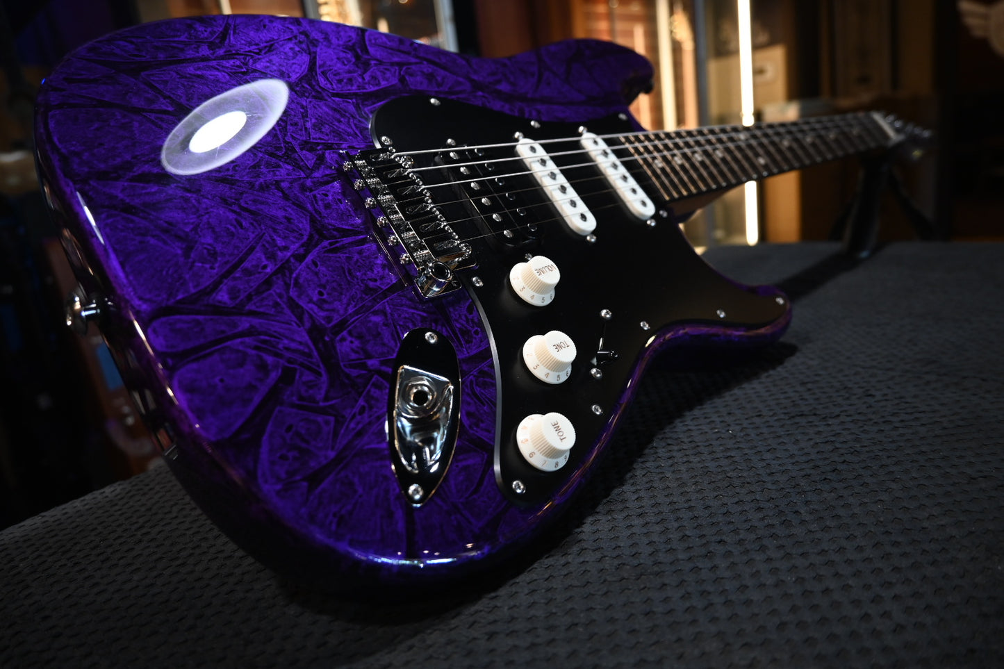 Suhr Custom Classic S - Purple Web Guitar #1218 - Danville Music