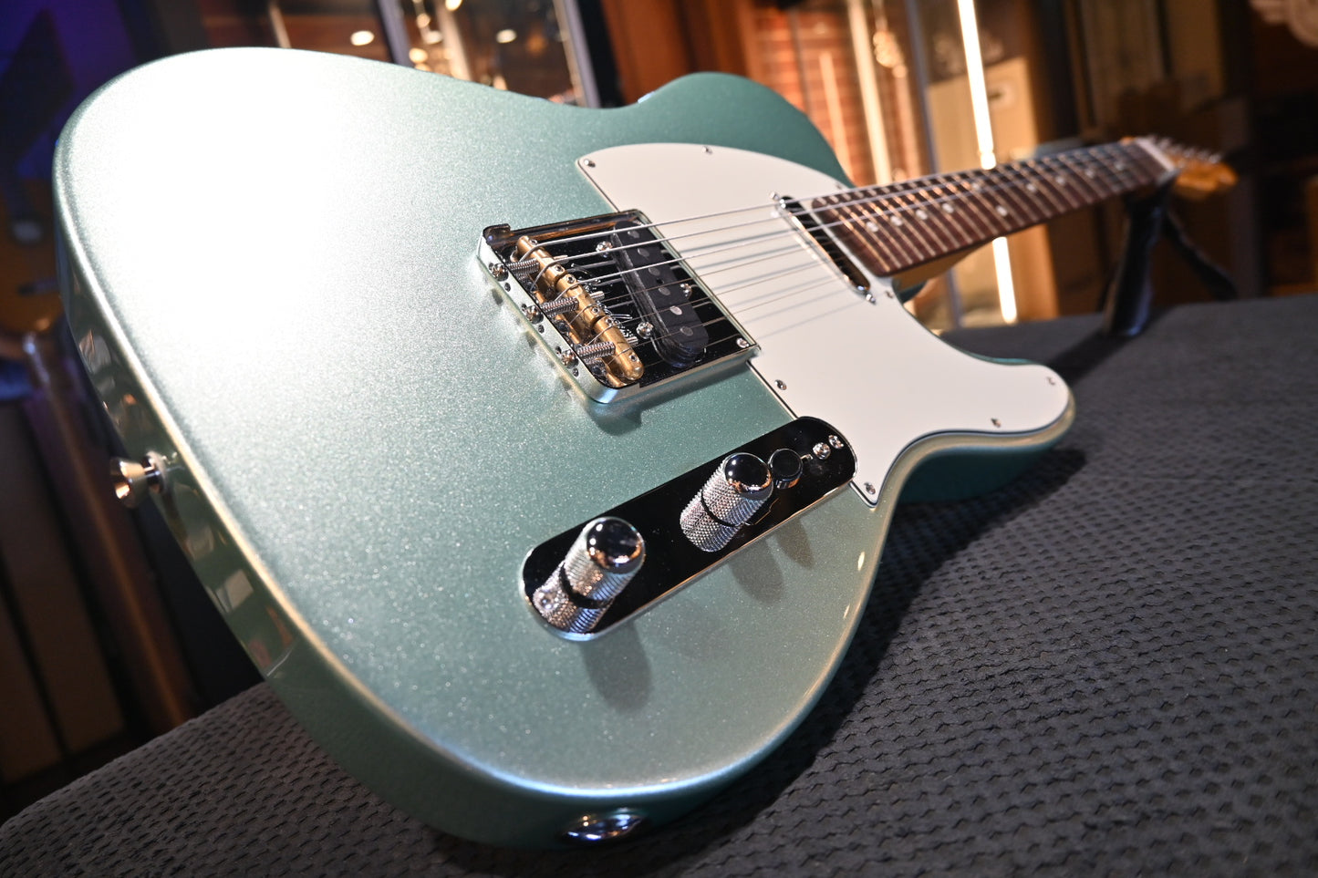 Fender American Professional II Telecaster 2023 - Mystic Surf Green Guitar #5274 - Danville Music